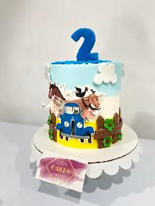 The little blue truck , birthday Cakes cakes - Photo 4