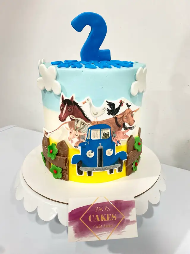 The little blue truck , birthday Cakes cakes - Photo 5
