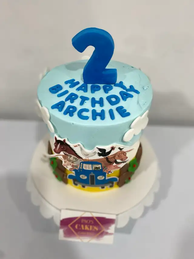 The little blue truck , birthday Cakes cakes - Photo 7