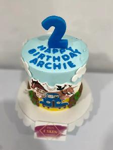 The little blue truck , birthday Cakes cakes - Photo 7