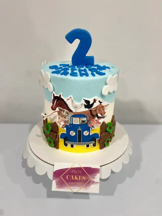 The little blue truck , birthday Cakes cakes - Photo 8