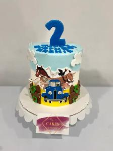 The little blue truck , birthday Cakes cakes - Photo 8