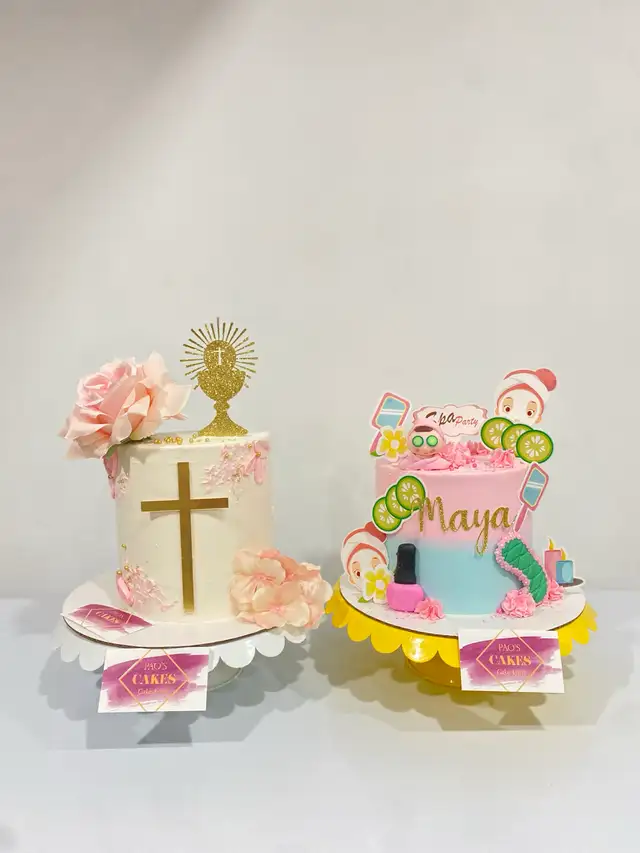 Spa party cake, pamper cake Halton bakery custom - Photo 4