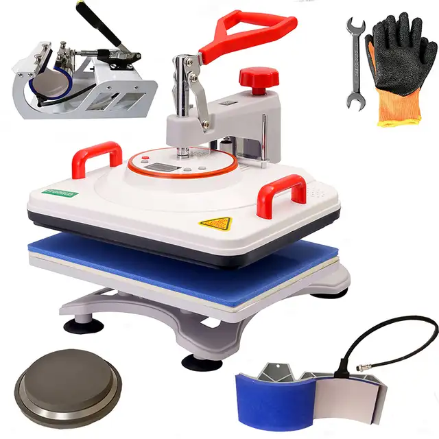 5in1 Heat Press Vinyl Cut Plotter Sublimation Blank Combo 110394 - Photo 4