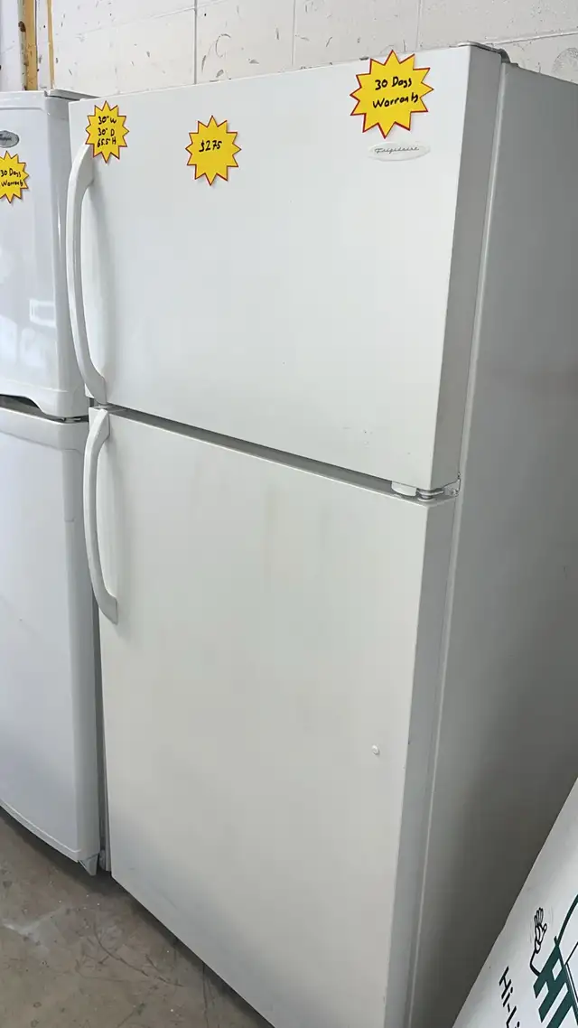 Frigidaire 30" White Refrigerator Fully Tested 30-DayWarranty - Photo 2