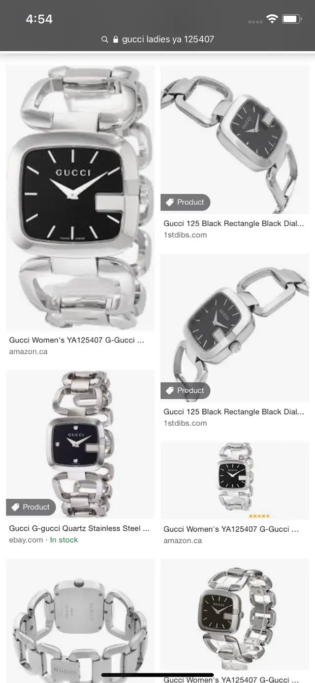 Ladies GUCCI Swiss Quartz Watch YA125407. $300. - Photo 6