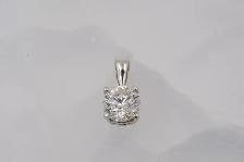 14K 1.04CT DIAMOND PENDANT - Photo 2