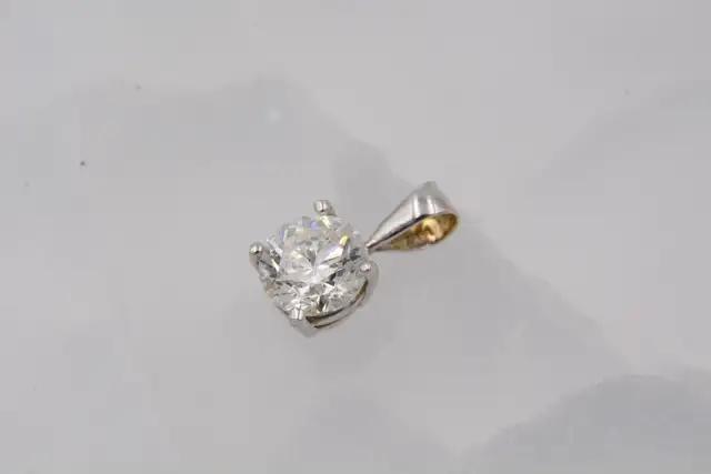 14K 1.04CT DIAMOND PENDANT - Photo 3