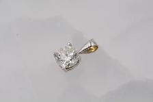 14K 1.04CT DIAMOND PENDANT - Photo 3