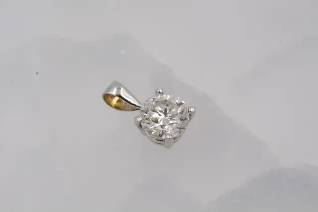 14K 1.04CT DIAMOND PENDANT - Photo 4