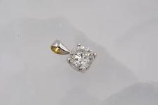 14K 1.04CT DIAMOND PENDANT - Photo 4