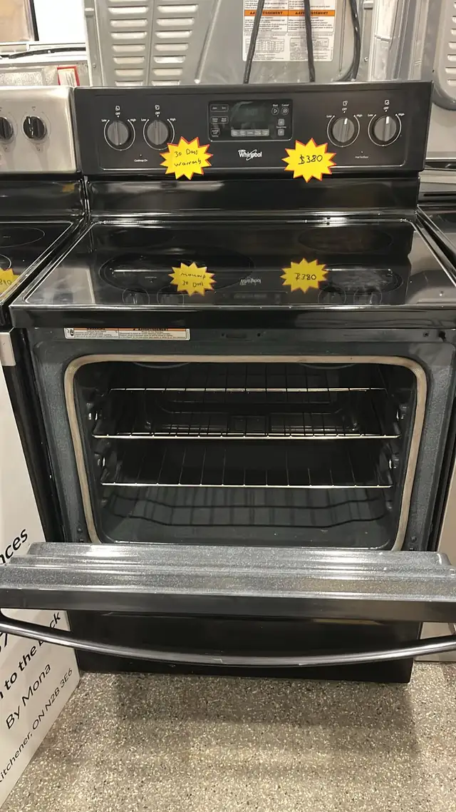 Whirlpool  30" Black Glass Top Stove Fully Tested 30-Day - Photo 5