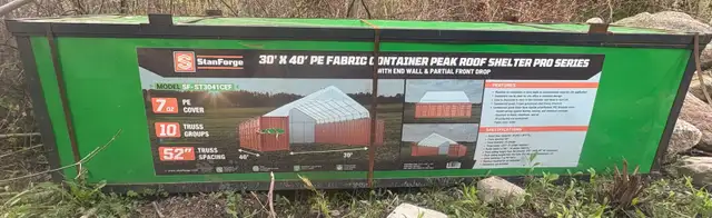 StanForge 30’ x 40’ Container Shelter Pro Series