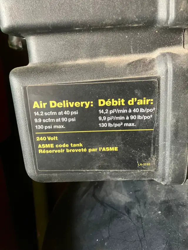 60 gal Craftsman Professional Air Compressor for sale - Photo 3