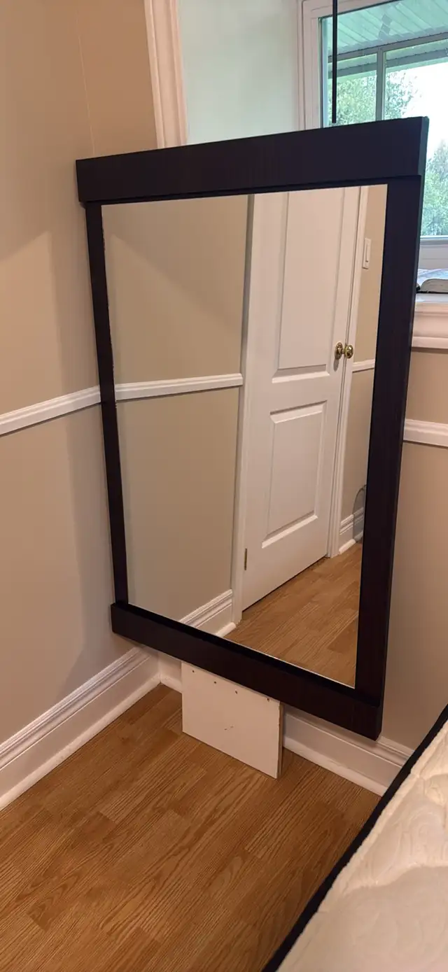 Queen, bed frame, and mattress, dresser side table - Photo 4