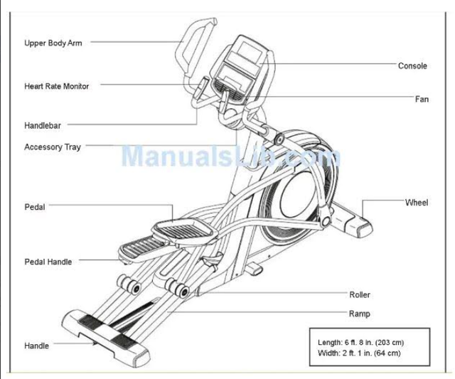 NordicTrack E 11.7 Elliptical Manual - Photo 4