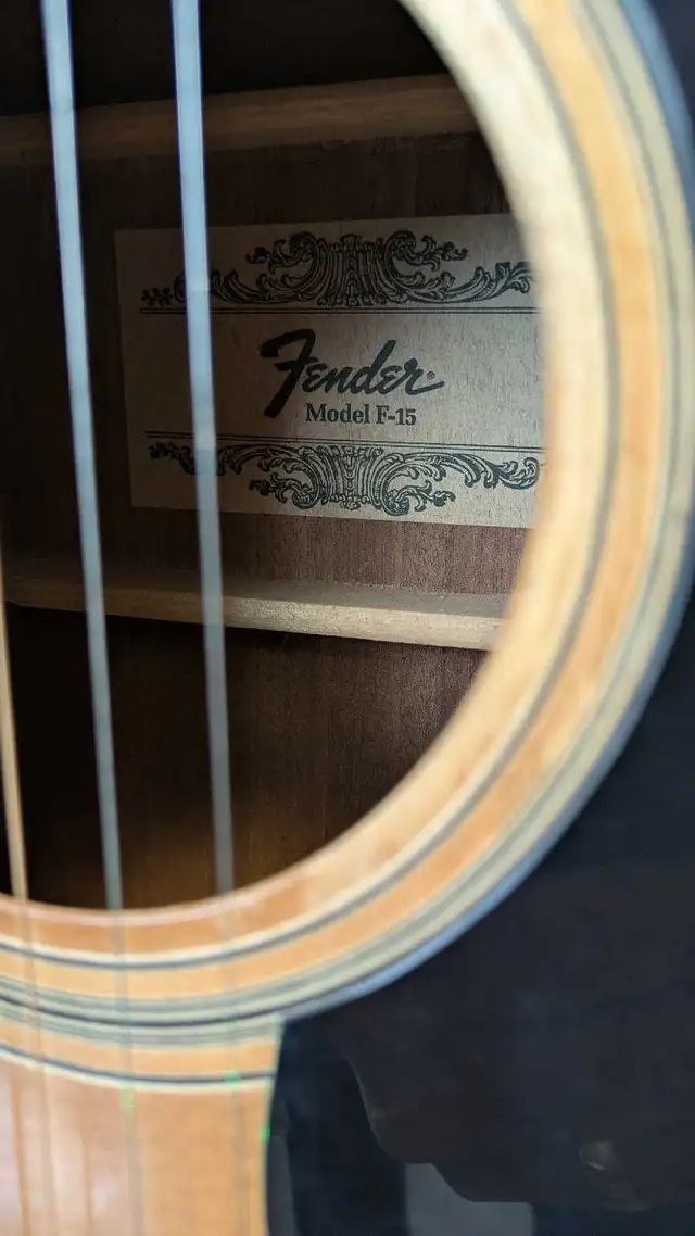 Fender acoustic F-15 with pickup - Photo 2