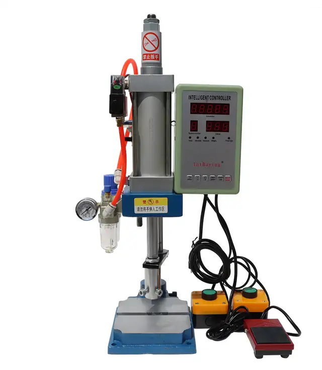 110V GLT-100 1100LB Pneumatic Punch Machine 2 Controller 230012 - Photo 2