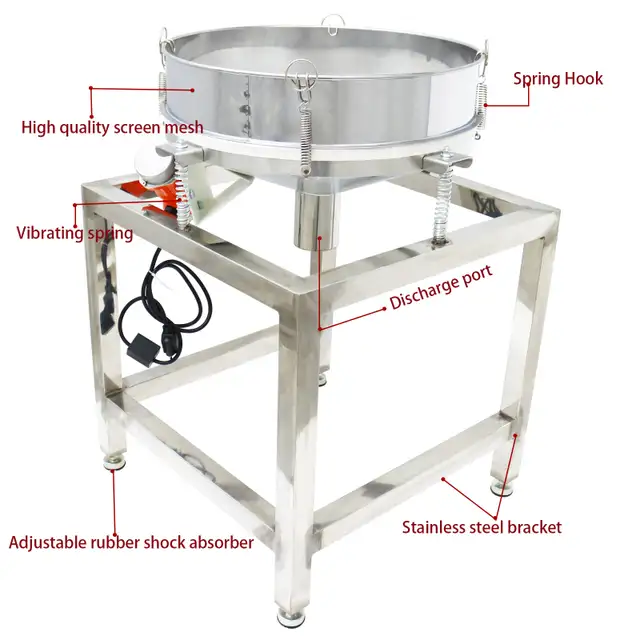Promotion Powder Sifter Shaker 19.69' Vibrating Sieving 230308 - Photo 6