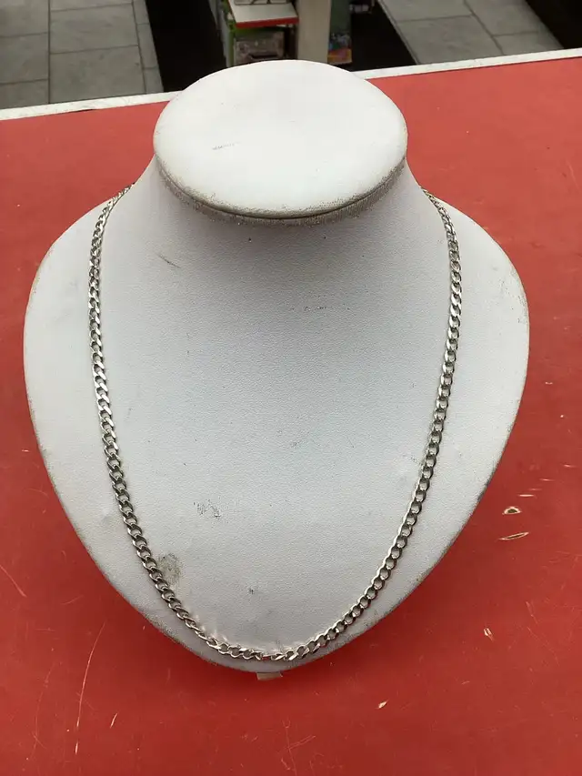 chaîne en argent maille ovales