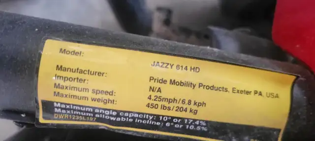 Pride Jazzy 614HD Bariatric Power Wheelchair - Adjustable Width - Photo 3