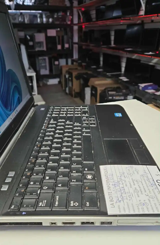 Dell Latitude E5520 i5-2520M 8Go RAM SSD 256Go DVD 15,6po HDMI - Photo 3