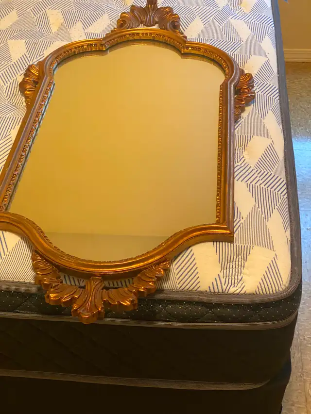 Mirror and 3 Suit cases