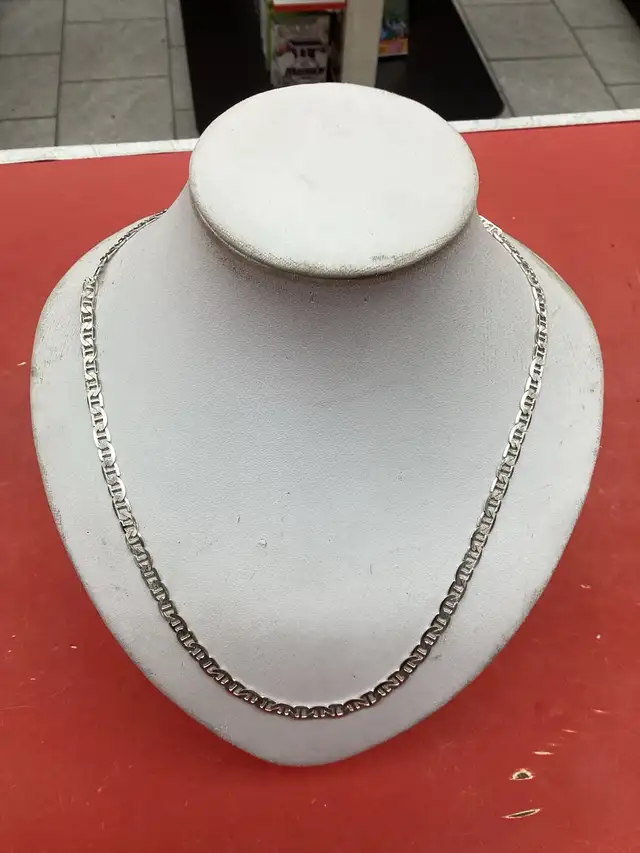 chaîne en argent maille ovales