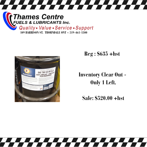 75w140 gear lubricant