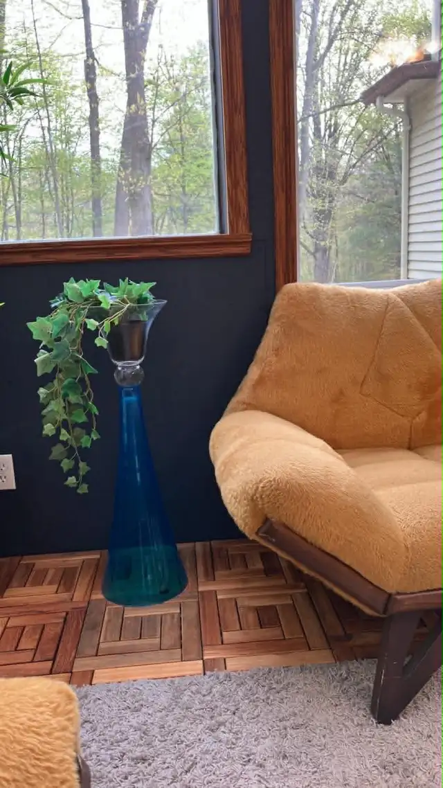 Grand vase en verre HOFLAND tall glass vase - Photo 10