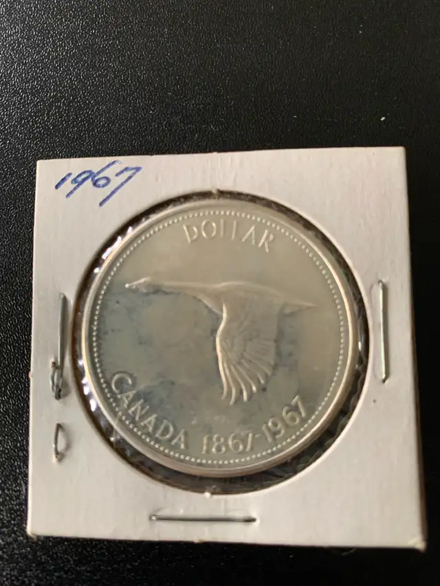 Canadian Silver Dollars 1965, 1966,1967, In excellent condition - Photo 3