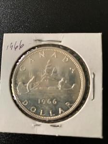 Canadian Silver Dollars 1965, 1966,1967, In excellent condition - Photo 4