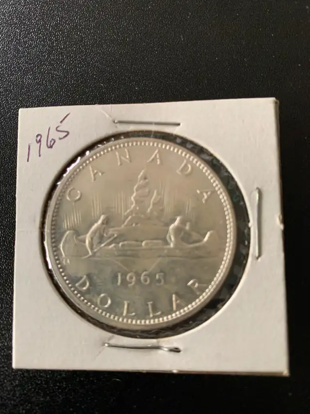 Canadian Silver Dollars 1965, 1966,1967, In excellent condition - Photo 5