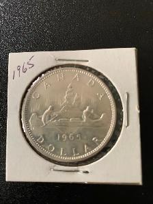 Canadian Silver Dollars 1965, 1966,1967, In excellent condition - Photo 5