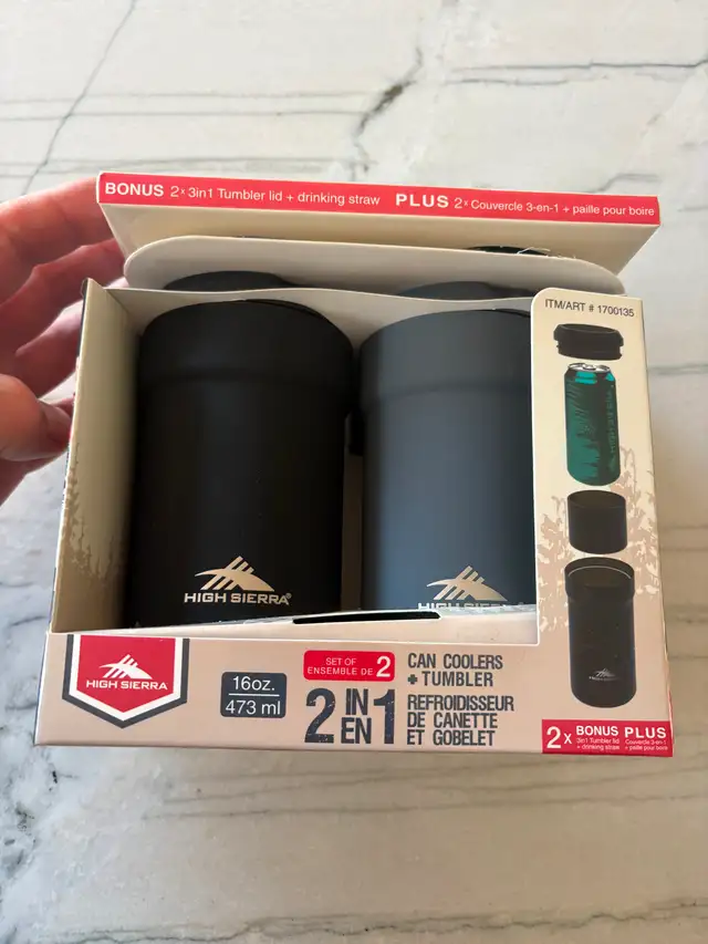 High Sierra can coolers