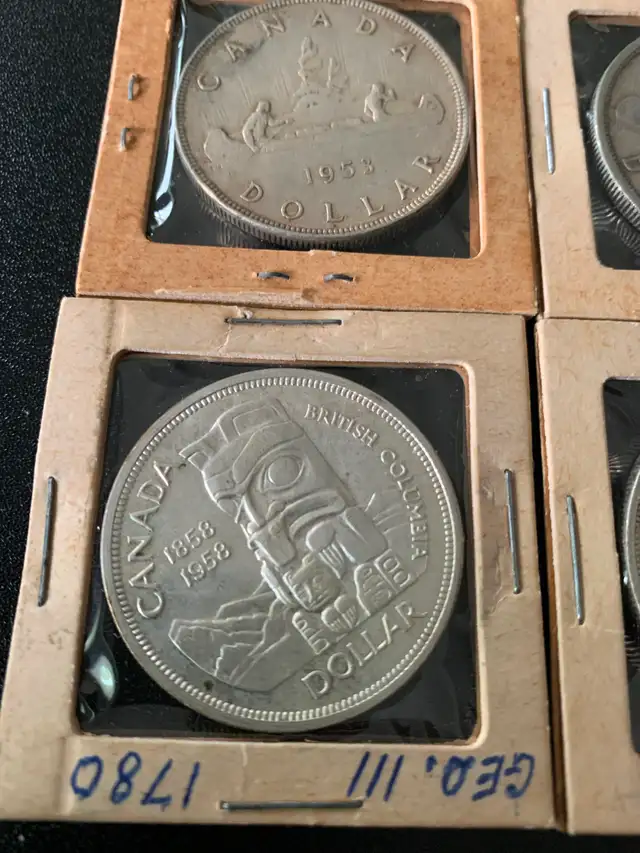 Canadian Silver Dollars 1949-1959