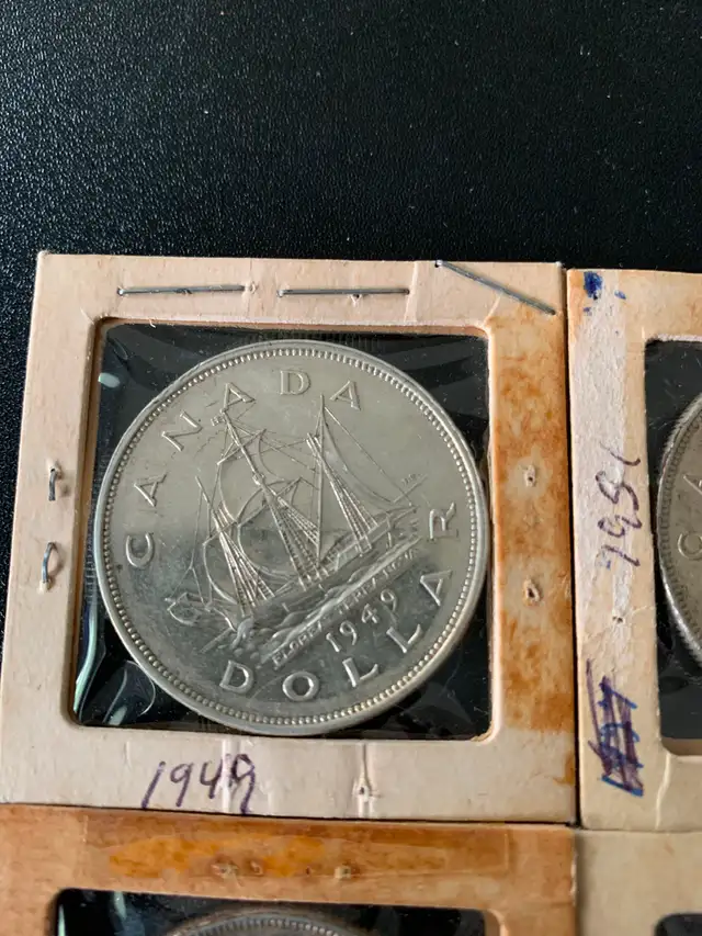 Canadian Silver Dollars 1949-1959 - Photo 2