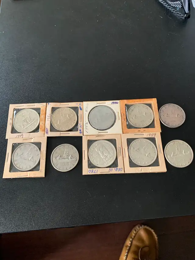 Canadian Silver Dollars 1949-1959 - Photo 3