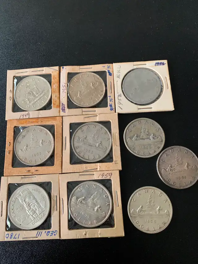 Canadian Silver Dollars 1949-1959 - Photo 4