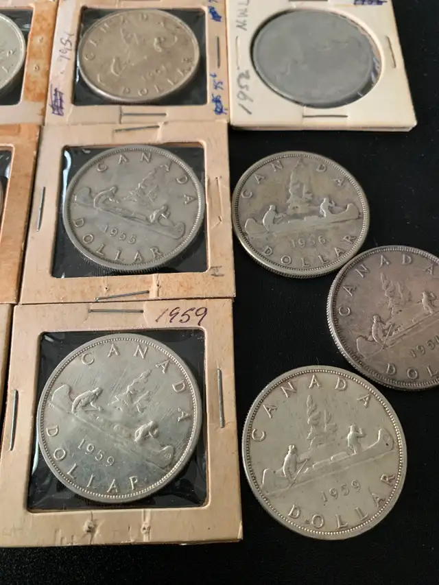 Canadian Silver Dollars 1949-1959 - Photo 9