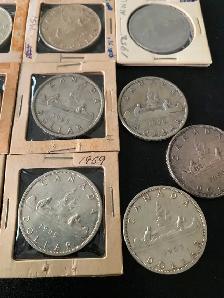 Canadian Silver Dollars 1949-1959 - Photo 9