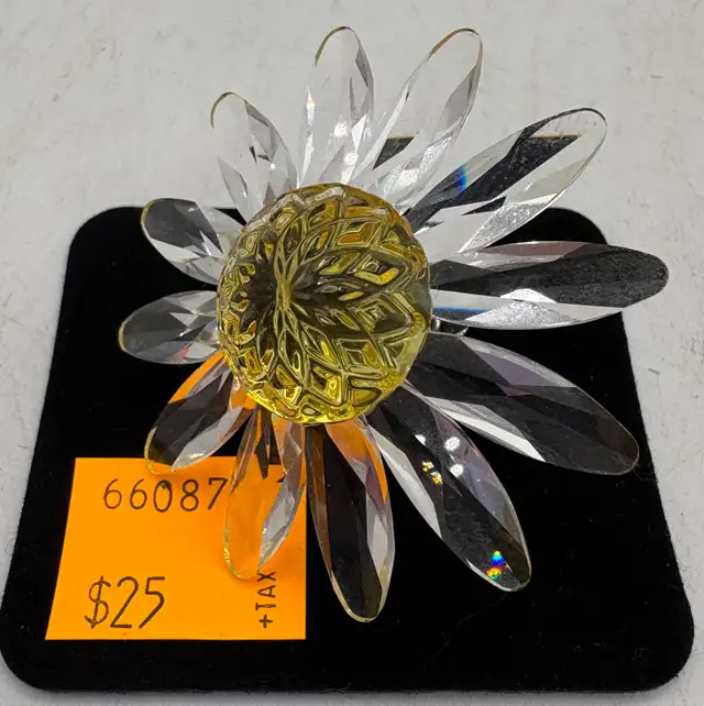 Swarovski Crystal Figurines: Marguerite Daisy & Flower, Clover.. - Photo 2