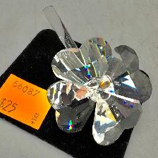Swarovski Crystal Figurines: Marguerite Daisy & Flower, Clover.. - Photo 4