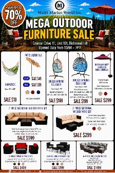 Outdoor Furniture Warehouse Sales