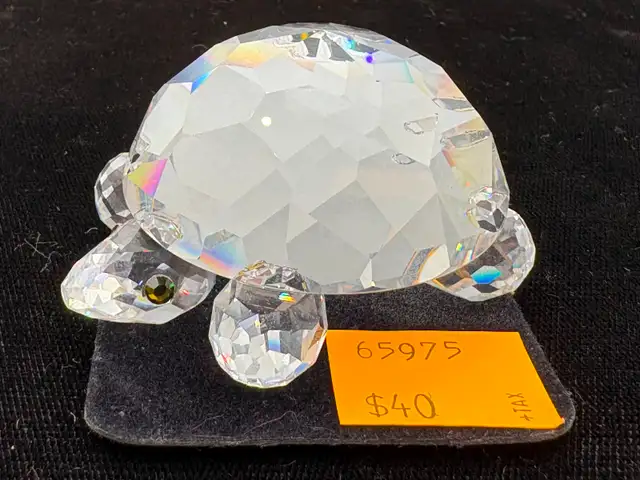 Swarovski Crystal Figurines: Turtle, Goldfish, Butterfly, ETC... - Photo 3