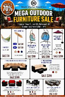 Mega Outdoor Furniture Summer Sale Up To 70% Off