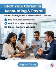 Online Accounting & Payroll Course Canada | Limited Seats!