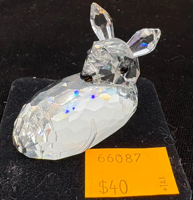 Swarovski Crystal Figurines: Swan, Fantail Dove, Roe Deer, ETC.. - Photo 4