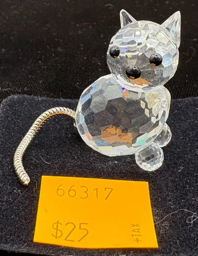 Swarovski Crystal Figurines: Swan, Fantail Dove, Roe Deer, ETC.. - Photo 6