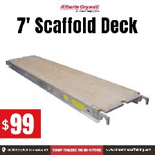 7' Scaffolding Deck